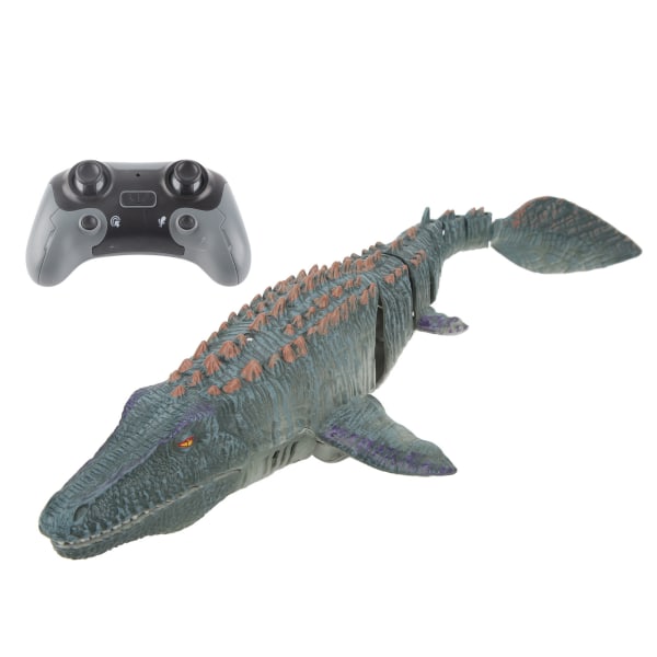 Mosasaurus Dinosaur Toy Fjernkontroll Trådløs realistisk sjømonsterleke for barn over seks år Tre batterier