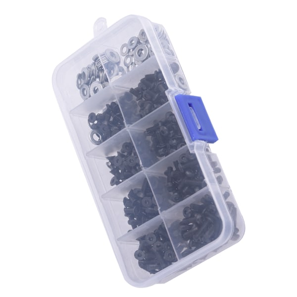 Tasainen ja pyöreä pääruuvisarja , set 1/10 HSP RC -autolle (340 kpl/laatikko)