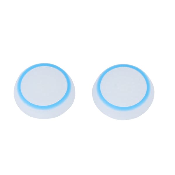 2 stk. sklisikre joystick-hetter for PS4/PS3/Xbox (hvit blå)