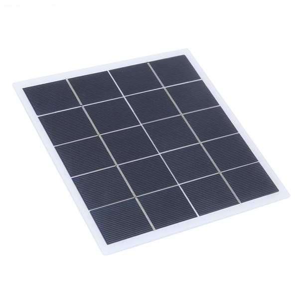 Bærbart 4W 5V polykrystallinsk solcellepanel laminert brettkomponent DIY-tilbehør