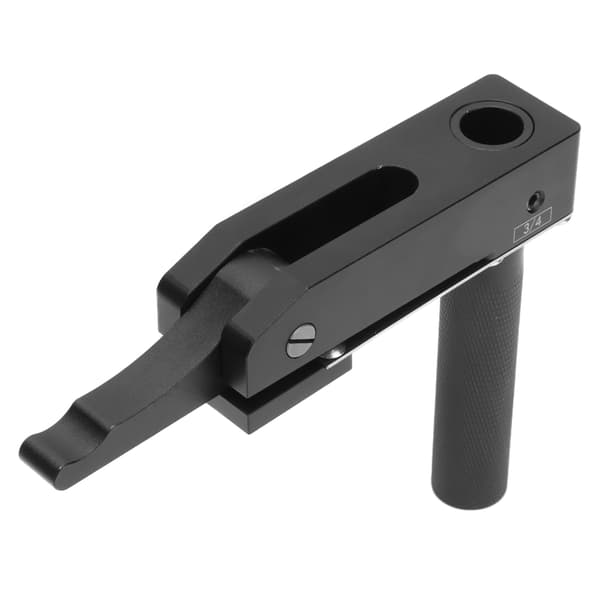 Trearbeid trykkplateholder aluminiumslegering 3-girs justerbar trykkvippefeste 19mm