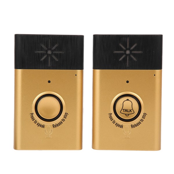 Trådløs intercom dørklokke Dual Voice Smart Bell 2-vejs Talk Home Security
