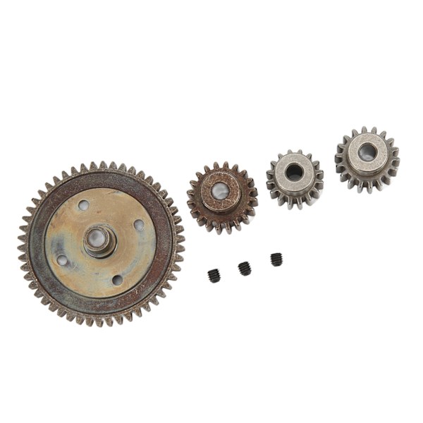 RC-bilväxelsats 50T metallhuvudväxel och 21T 19T 17T kugghjul RC-ersättningsväxelkombination för Arrma Typhon 1/8 RC-bilar