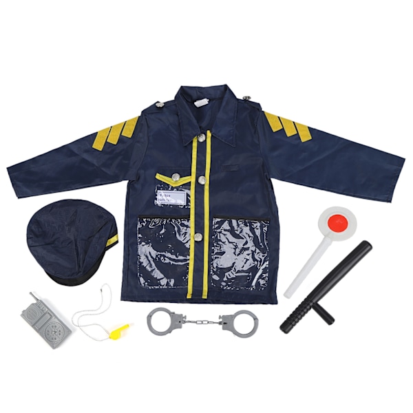 Poliisin roolileikkiasu Doug Officer Dress Up Performance Clothes Set lapsille