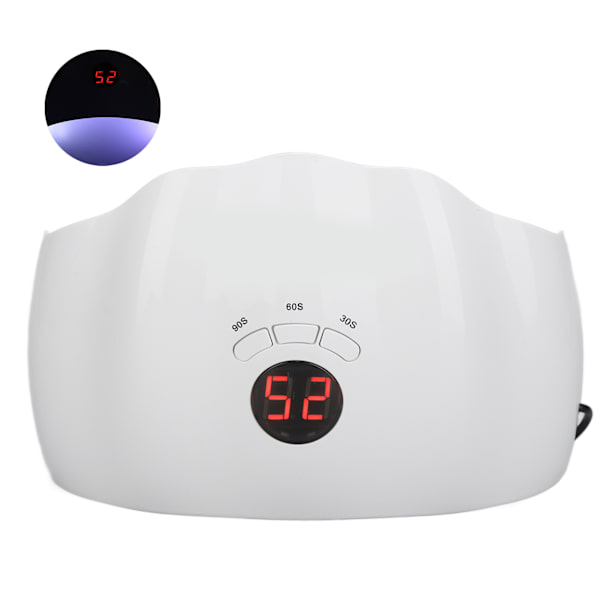 Profesjonell 36W Gel Polish Tørker Dual Light Sources UV Neglelampe med 3 Timer Innstilling