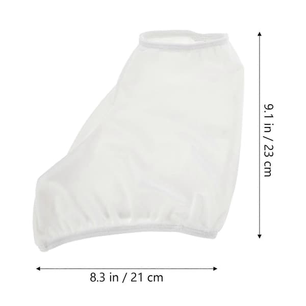 White Fabric Skate Guards for 1 Pair