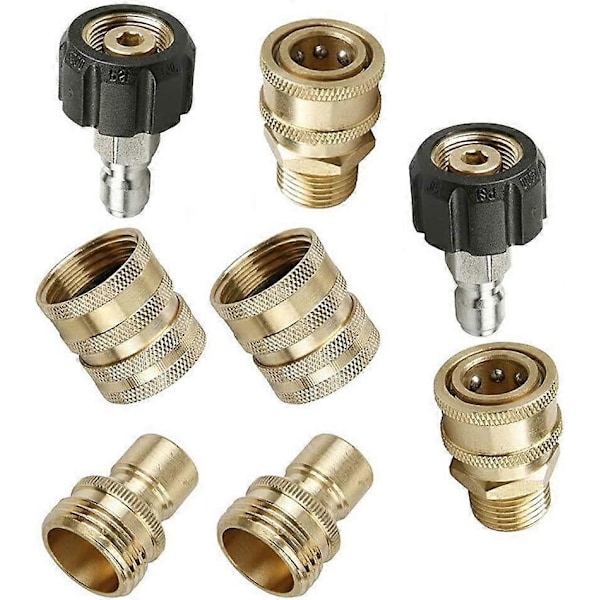 M22 14mm Painepesurin Adapterisarja Pikaliittimellä Puutarhaletkulle