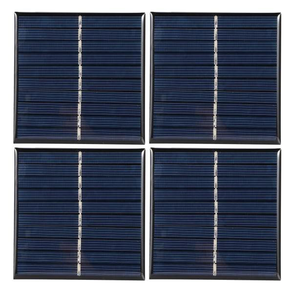 4st Mini 0,8W 5V solpanelsmodulsystem för hemmet DIY-projekt Leksaker Batteriladdning