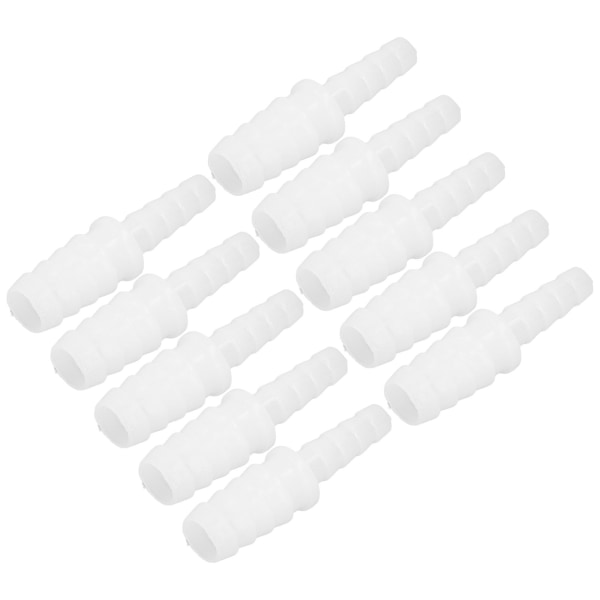 10 st Slangkoppling PE-slanganslutning Hulling Reducer Led Rak Genom Set Kit