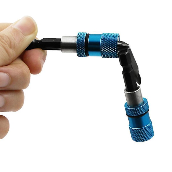 2 st Magnetiska Skruvbitsfästen för Gips 1/4 tums Hexskaft Snabbkopplingsadapter Anslutning för Förlängningskonvertering Skruvmejsel