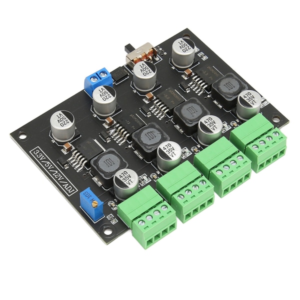LM 2596 Multi Channel Switching Power Supply Module 3,3V 5V 12V ADJ Justerbar Voltage Output Power Supply Module