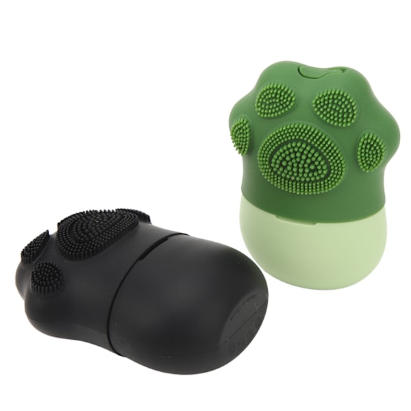 2PCS Ice Cube Roller Massager Kattkloform Återanvändbar Massage Silikonisform