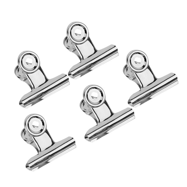 5 stk rustfrit stål C Curve negleforlængerclips - multifunktionelt neglekunsttilbehør