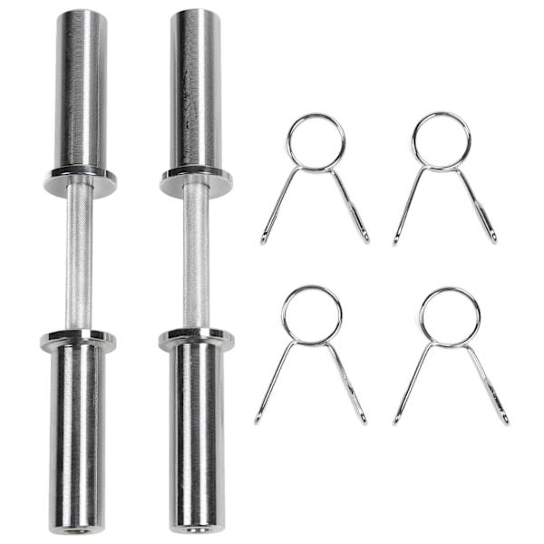 Dumbbell Handles Dumbbell Bar For 2in Weight Plates With 4 Spring Collars For Home Gym