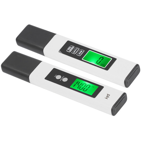 PH TDS-måler Combo 0,01 pH høj nøjagtighed pen ±2% aflæsningsnøjagtighed 3 i 1 EC temperaturtester (A2 (hvid) PH02SL (hvid))