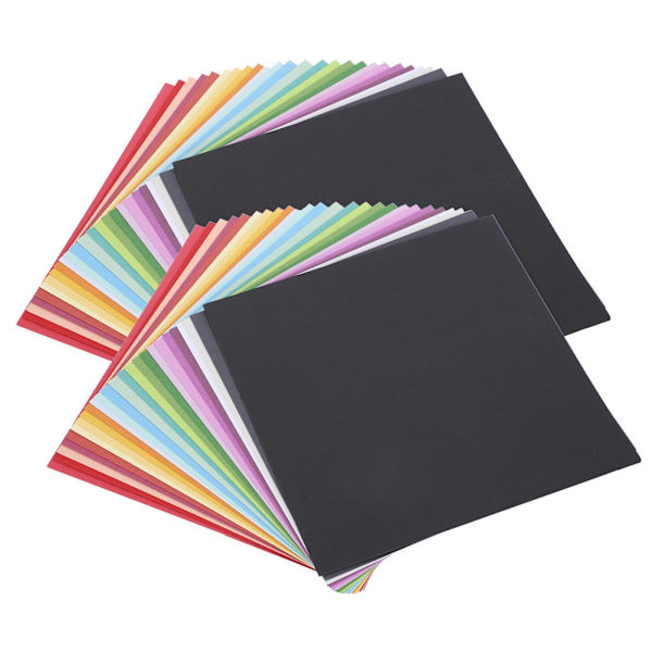 2 sarjaa koristepaperia 25 väriä Albumin tausta taitto DIY-askartelu tarvikkeet 15 x 15cm