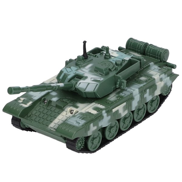 1: 72 Legetøjs Tank i Metal - Høj Simulering - Pull Back Tank Model Bil Legetøj - Perfekt Gave til BørnT99