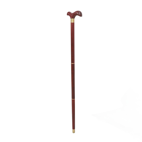 Walking Cane Ergonomisk Robust Stabil Oxford Fodpude Anti Crack Farvefast 3-sektions vandrestav til ældre