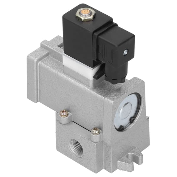Elektrisk magnetventil G1/2in afspærring 2 positioner 3-vejs forbindelse aluminiumslegering K23JD‑15DC24V