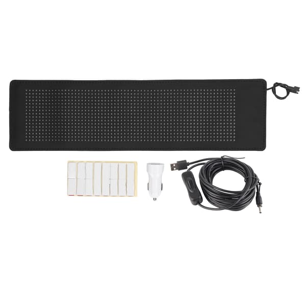 Fleksibelt LED-butikkskilt USB 5V Bluetooth App-kontroll Tilpasset tekstmønster Animasjon Programmerbar Stor Lys Reklame