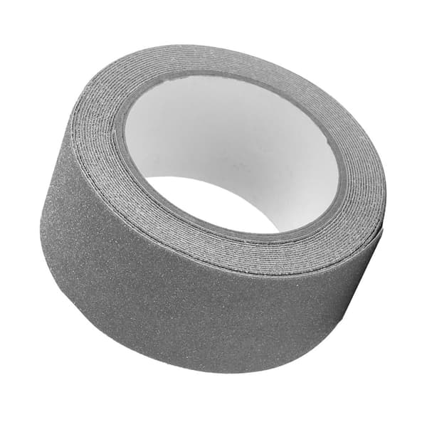 Fargerik 5M*5cm PVC sklisikker tape for trappetrinn, gulv og sikkerhetsdekor (grå)