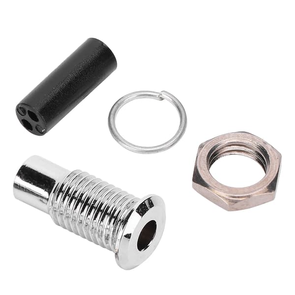 20 stk. LED-holder Bezel Mount Messing Lysdiode Flad Metalbase Industriel Kontrol 3 mm