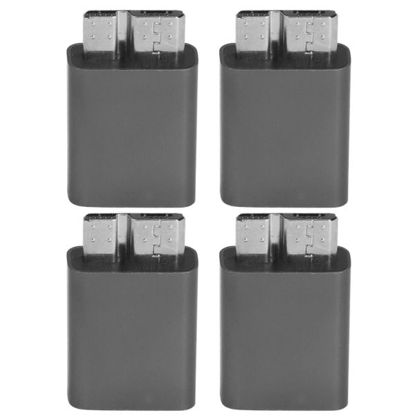 4PCS Typ C hona till MicroB hane-adapter 5 Gbps 5V/3A 15W USB C till Micro B-adapter för hårddiskkabel stöder laddning