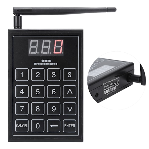 Pager tastatur sender digital til SU-668 SU-669 SU-680 SU-668S SU-669S 110-240VAU stik