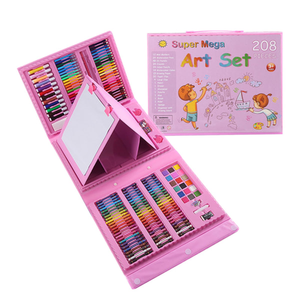 208 kpl Lasten värikyniä sarjakuvasuunnittelu Valikoima kirkkaita värejä Multi värikynät graffitimaalausten värjäämiseen