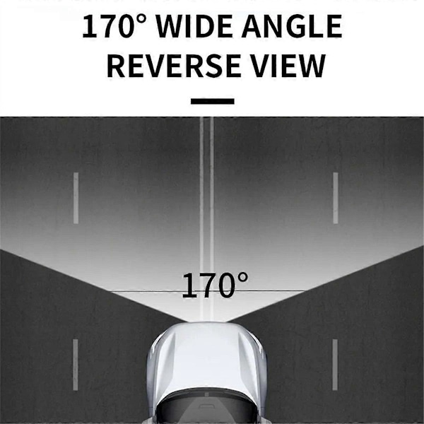 Bil Front View Kamera HD Vanntett Nattsyn for Toyota Svart