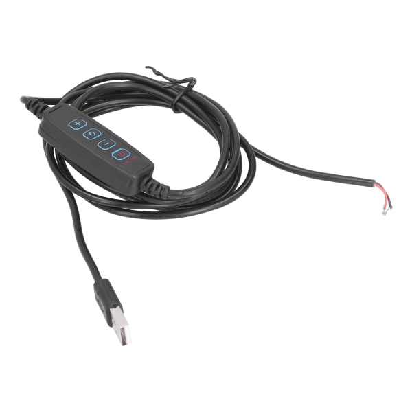 LED 2m Ljusbrytarsladd Dimbar Universal USB -lampa Power för 5V lampa utomhushem