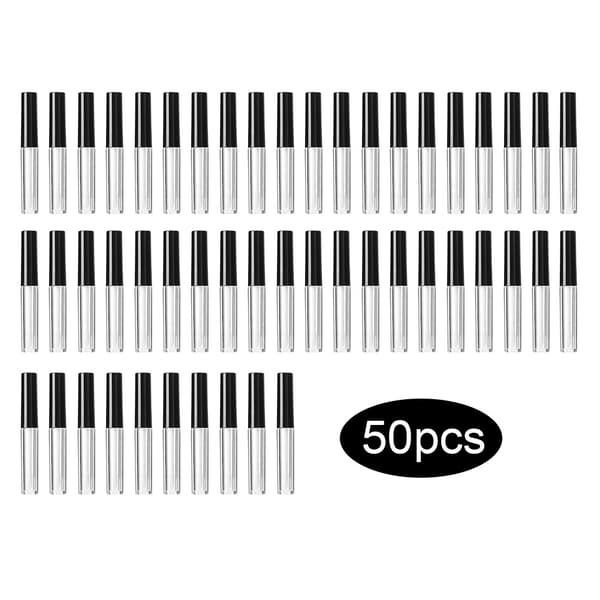 50 stk. 1,3 ml lipglossrør DIY lille læbestiftrør kosmetisk beholder tom lipglossflaske