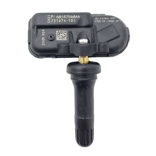 Tpms Däcktrycksövervakningssensor för bil kompatibel med Ram 1500 2500 2014-2018 68157568Aa