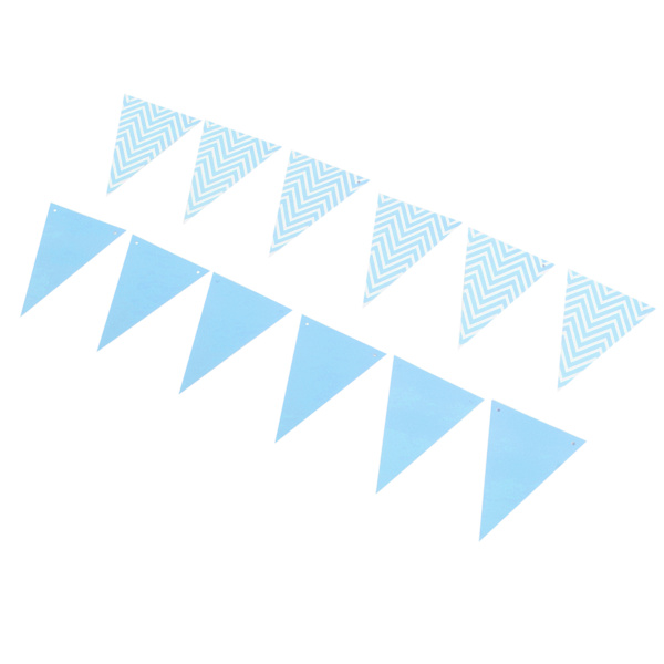Vimpel Bröllopsrum Barnrum Födelsedagsfest Klä Upp Tillbehör Vinkad Dra Flagga Vimpel VimpelBlå