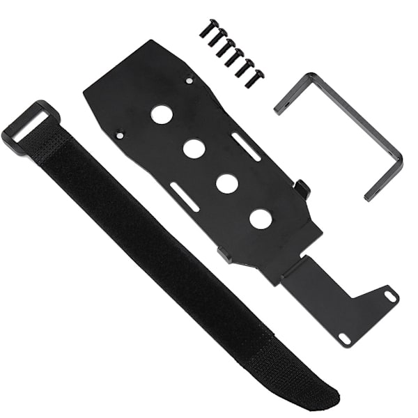 Aluminiumlegering DIY lavt batteri metallbatteriplate for TRAXXAS TRX4 1/10 RC bil