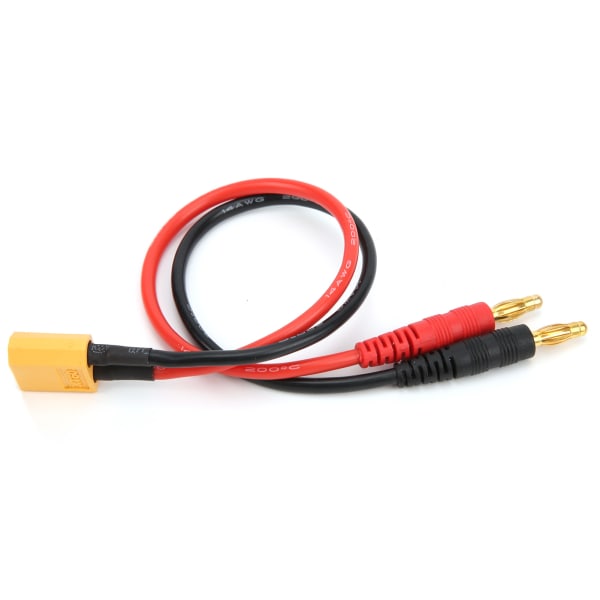 22 cm RC batterilading XT60 til 4,0 mm bananplugg 14AWG kabel for Lipo batterilader