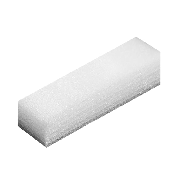 Kuivavaahto valkoinen helmipuuvilla suorakulmio vaahtolohko iskunkestävä pakkausvaahto hääjuhliin 18x4,5x4,5 cm / 7,1x1,8x1,8 tuumaa