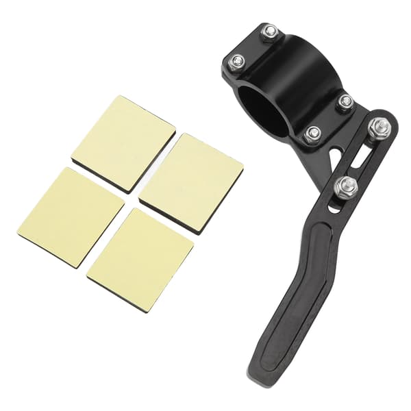 Blinklysstangs Position Op Kit Aluminium Legering Rat Blinkstangsforlænger Universal Bilmodifikation Sort