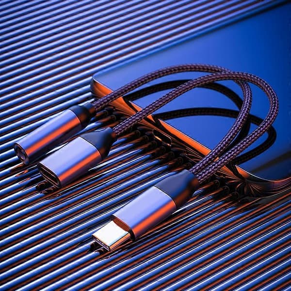 Adapter USB C til 3,5 mm AUX-stik Aluminiumlegering Lydhovedtelefonkabel til musik JIKAIX Red