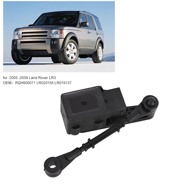Främre vänster luftfjädring höjdsensor passar för Land Rover LR3 2005-2009 LR020155