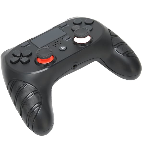 Bluetooth trådløs gamepad ABS-kontroller joystick PC oppladbar for PS4-konsoll svart