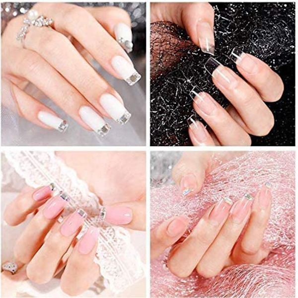 3 kpl 15 ml kynsienpidennysgeeli tekokynsillä Nail Reconstruction Kit Nail Art Tool Set