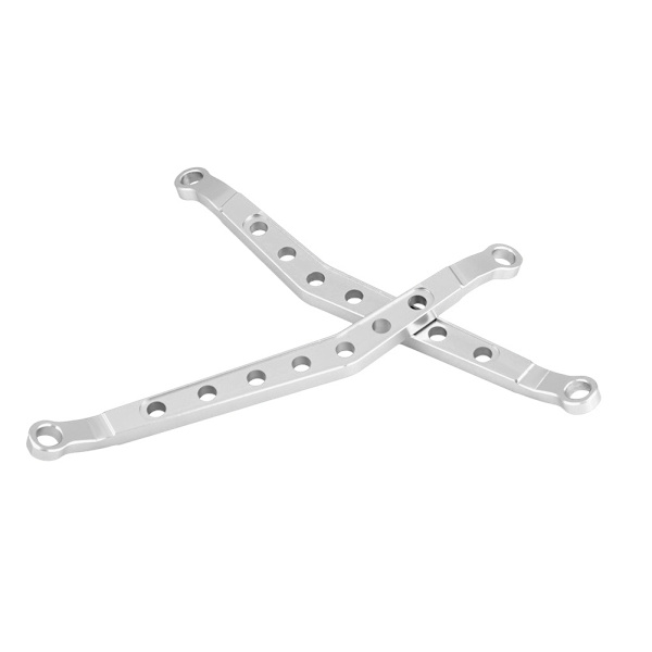 Aluminiumslegering Forreste / Bagerste Øvre Chassisforbindelse til AXIAL Wraith AX90056 RC Bil (Sølv)