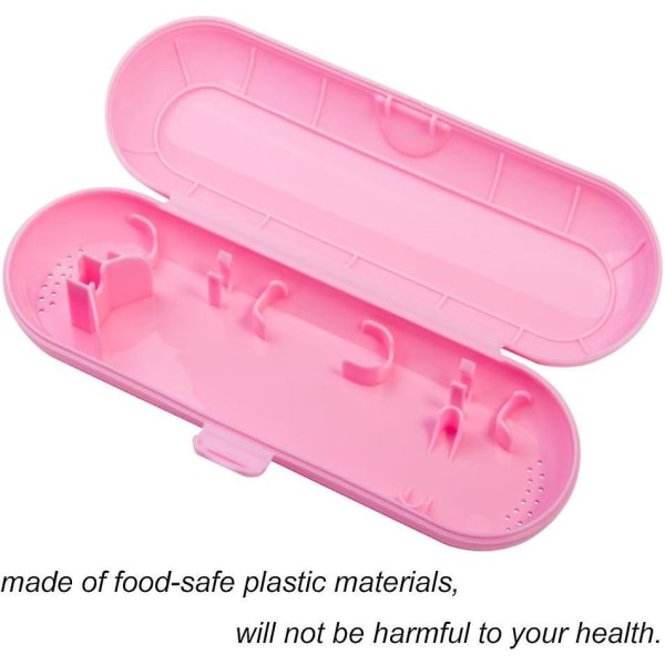 Rosa elektrisk tannbørste reisesett