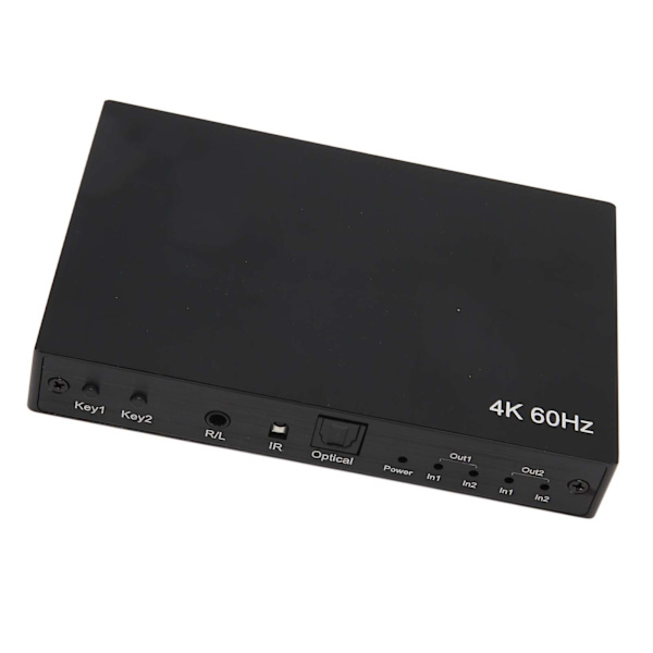 4K 60Hz HD Multimedia Interface Switch Splitter 4K 3D 1080P HDCP2.2 HDR 10 2x2 HD Multimedia Interface Switcher 100‑240V EU Plug