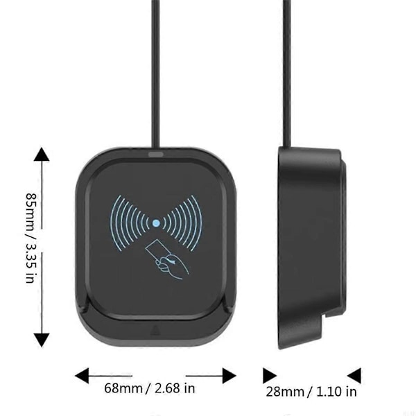 Hög Tålighet USB-Driven IC-Kortläsare för Kontaktlösa Kort