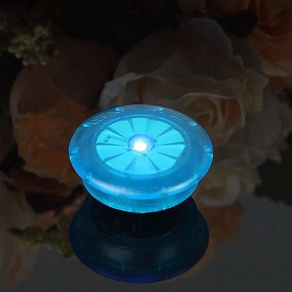 Bike Wheel Spoke Lights, LED Lamp Tire Valve Caps, Cycling Flashlights for Bicycle Accessories (Blue)