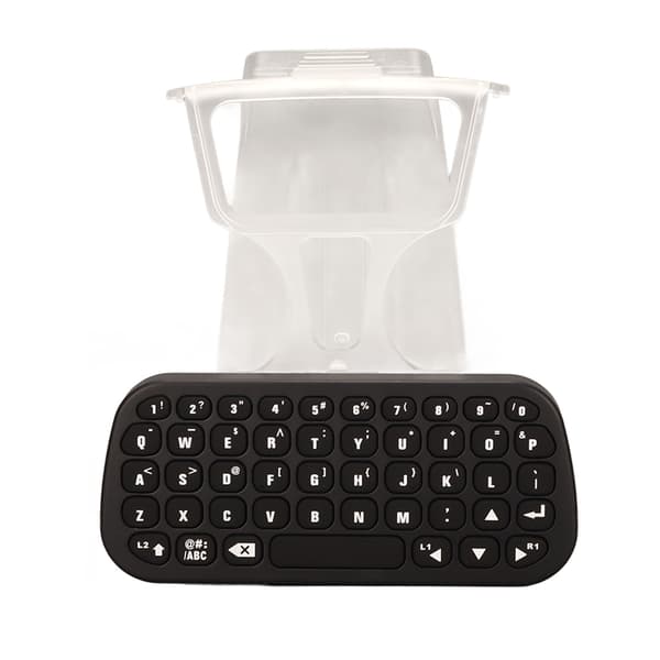 Spilcontroller Tastatur Bluetooth Trådløst Eksternt Tastatur med Baggrundsbelysning til PS5 Controller