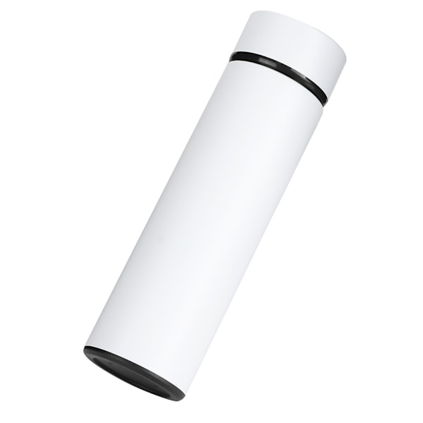 500 ml LED intelligent temperaturdisplay isoleret vandflaske termisk vakuumkop hvid