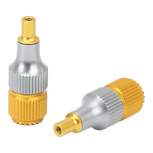 2 st drönarkontroll teleskopisk joystick i aluminiumlegering, guld och silver, justerbara förlängningspinnar för Mini 3 Pro